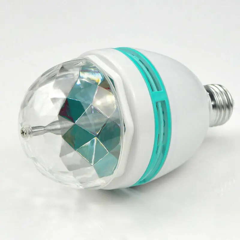 2 шт акриловый корпус+ PC абажур красочный вращающийся RGB светодиодный хрустальный шар лампа сценический светильник рождественские вечерние лампы для дома Diy Инструменты