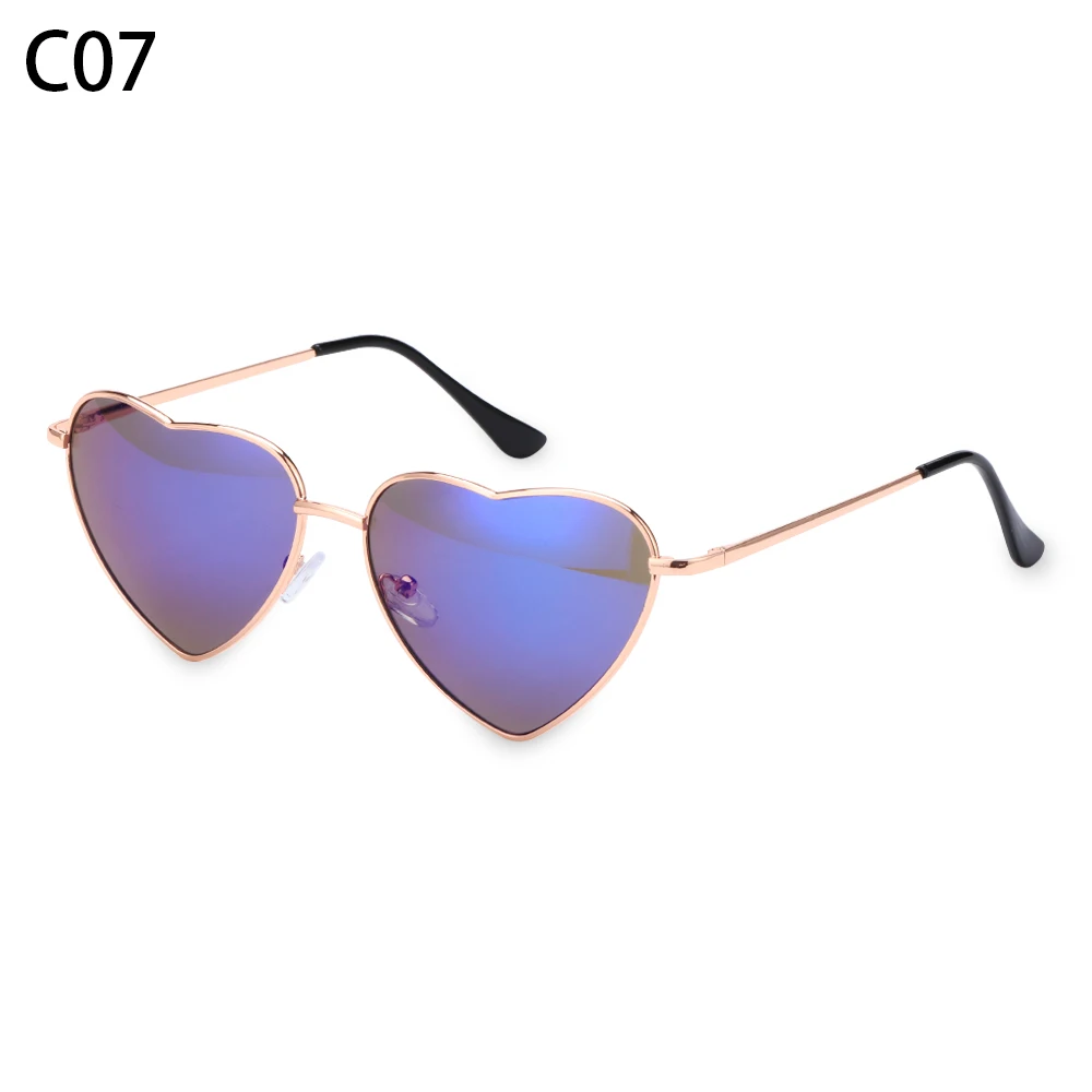 designer sunglasses for women Ladies Fashion Metal Frame Sunglasses Fancy Dress Retro Heart Shaped Gradient Lens Sunglasses UV 400 Outdoor Goggles coach sunglasses Sunglasses