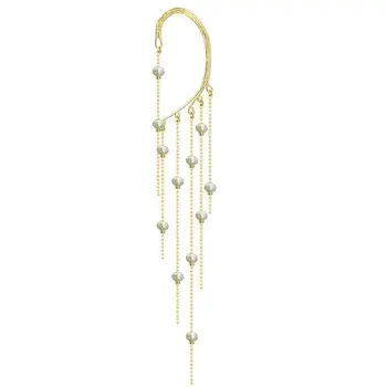 

D909 Pearl Earrings Fine Jewelry Fresh Water White 4-5mm Round Pearl Dangle Earrings Hook for Women Fine Pearl Earrings