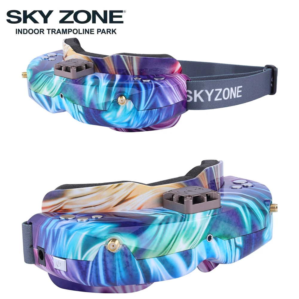 SKYZONE SKY02C/SKY02X 5.8Ghz 48CH FPV Goggles Support 2D/3D HDMI Head Tracking With Fan DVR Camera