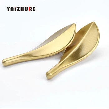 

2Pcs Chinese Style Pure Copper Handle Nordic Mahogany Furniture Cabinet Wardrobe Door Solid Handles