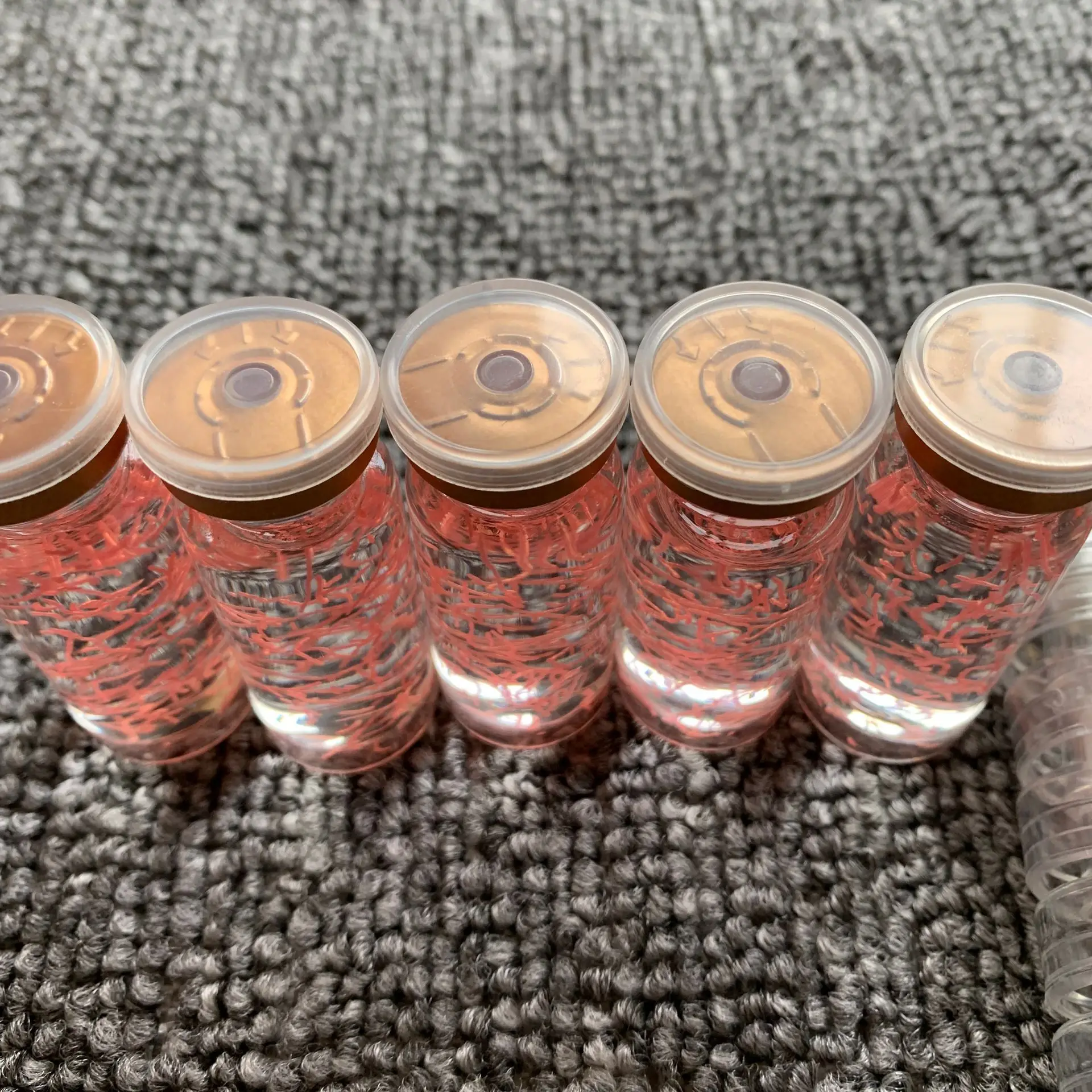 10 мл Astaxanthin stoste развевает мешочек Темный обод глаз и компактный Экстракт икры кожи 5 бутылок