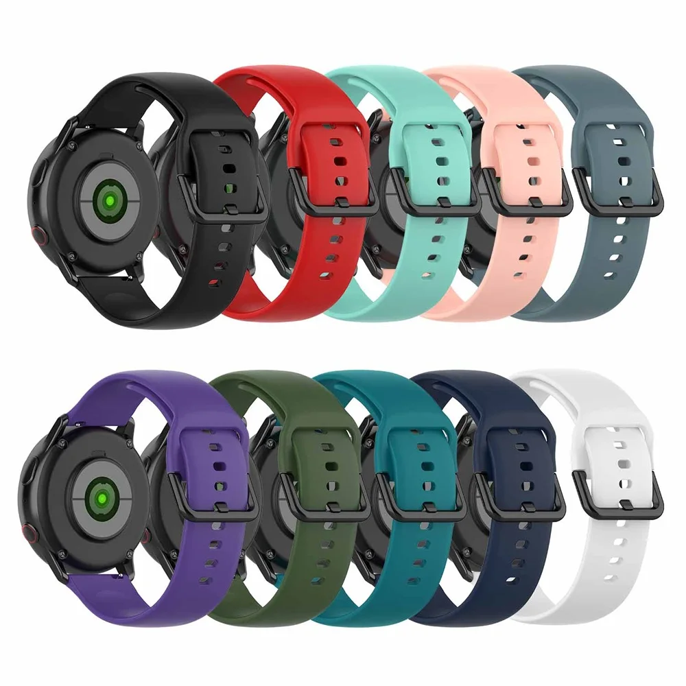 Модные силиконовые спортивные часы ремешок для Galaxy Watch Active 2 Смарт часы ремешок для samsung Galaxy 42 мм ремешок для замены часов