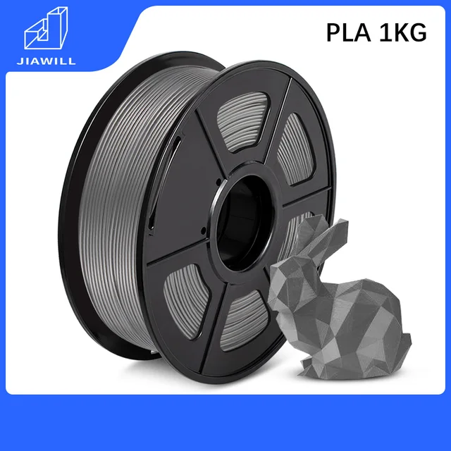 PLA SILK PLA PLUS PETG 3D Printing Filament For FDM3D Printer Filament PLA 1KG 1.75MM Free Shipping PLA Gray 1KG