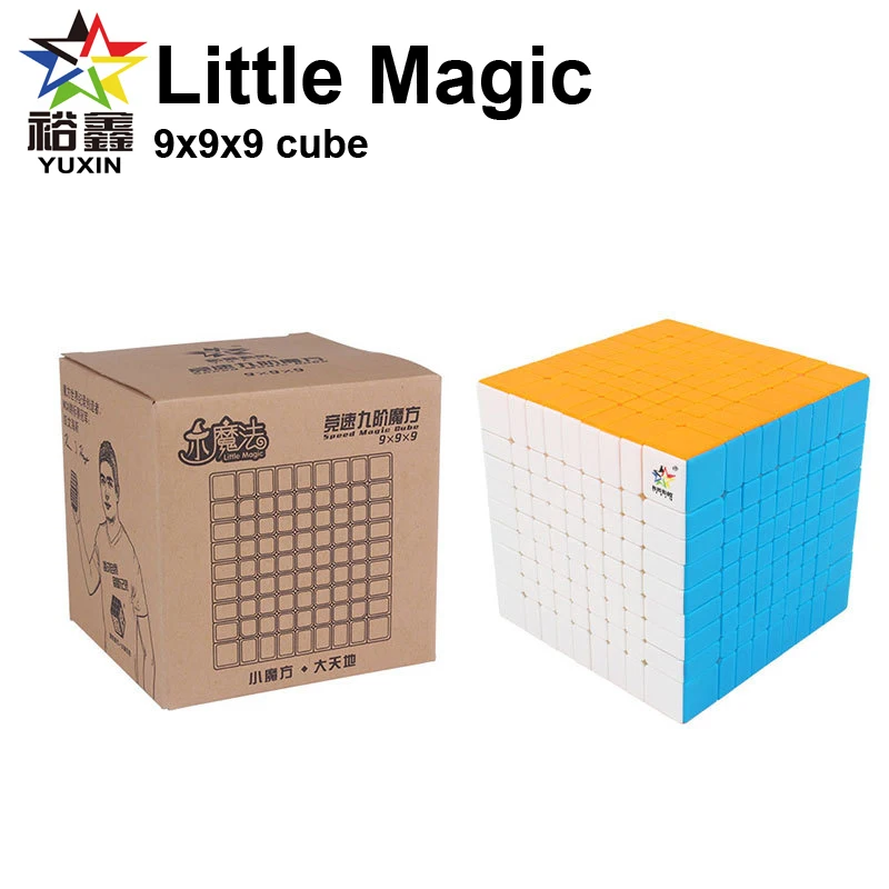 Yuxin Little Magic 9x9x9 скоростной кубик без наклеек Zhisheng 9x9 головоломка кубики профессиональные Cubo Magico Развивающие игрушки для детей