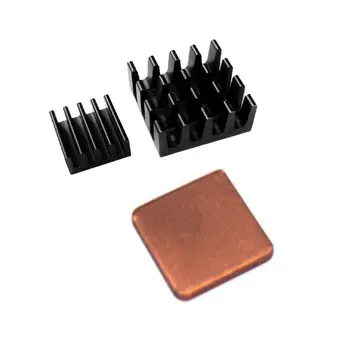 

Raspberry Pi 3 2B 3B B+ With Pure Copper Aluminum Heat Sink 3 Pieces Of A Set Of Pp Ziplock Bags