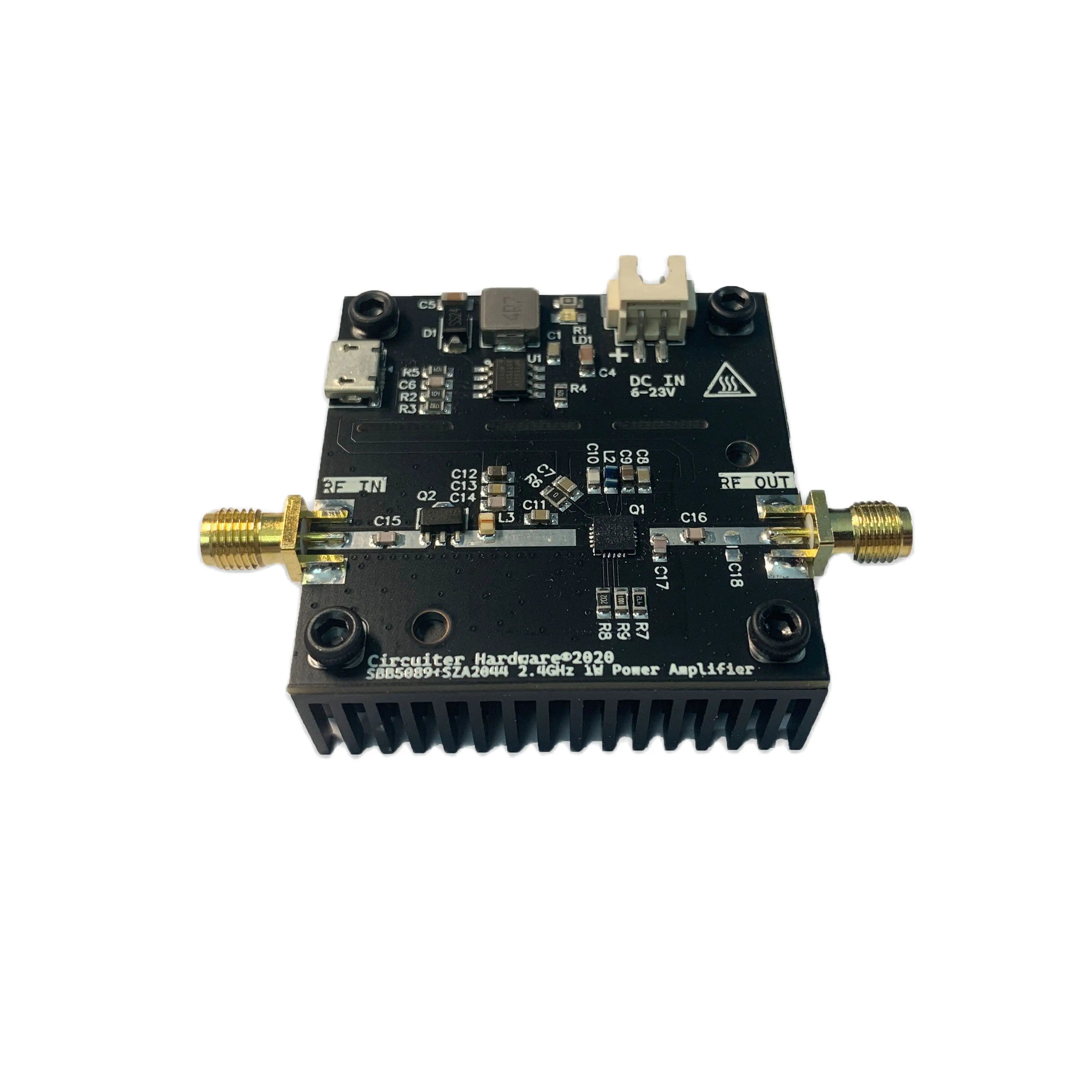 

10PCS SBB5089+SZA2044 2.4GHz 1W 30dBm RF Power Amplifier Better than RF2126