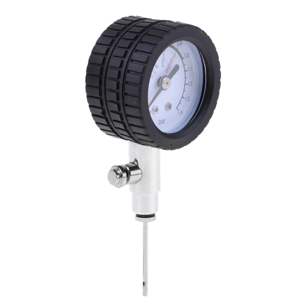 Dial Type Needle Basketball Air Gauge Football Pump Pressure Gauge Ball Pressure Gauge Barometer Black