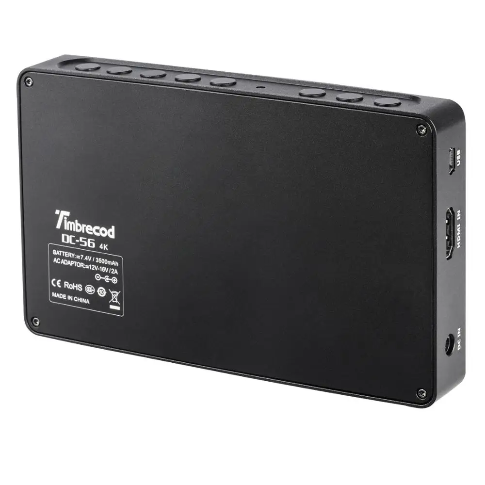 Timtrecod 5,5-Zoll Kamera Feld Monitor, ultra HD 1920x1080 IPS Bildschirm 4K HDMI/AV Video Monitor Gebaut-in 3500mAh Batterie Timtrecod 5,5-Zoll Kamera Feld Monitor, ultra HD 1920x1080 IPS Bildschirm 4K HDMI/AV Video Monitor Gebaut-in 3500mAh Batterie