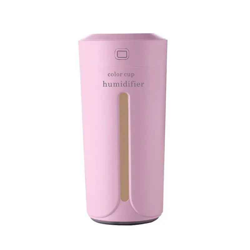 230 мл портативный увлажнитель воздуха в форме чашки, увлажнитель воздуха, бесшумный цветной ночной Светильник для автомобиля, дома, офиса