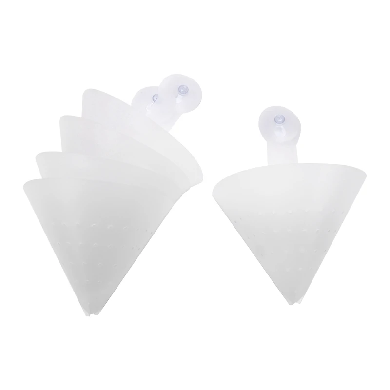 

5pcs Foldable Filter Kitchen Self-standing Drain Sink Leftovers Soup Juice Separated By Garbage Filter Simple Sink Anti-blocking