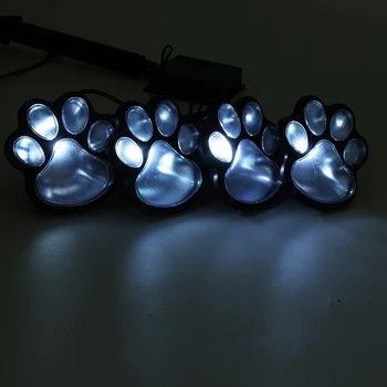 

New Paw Print Lights Solar Bear Claw Lawn Lamp Solar Led Footprint Lamp Floor Lamp White Light Environmental Protection