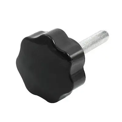 

12mm x 60mm Thread Screw On Type Six Pointed Star Knob Handle