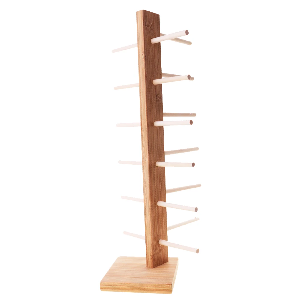 Wooden Eye Glasses Sunglasses Display Rack Stand Holder Organizer 3/4/5/6-Layer