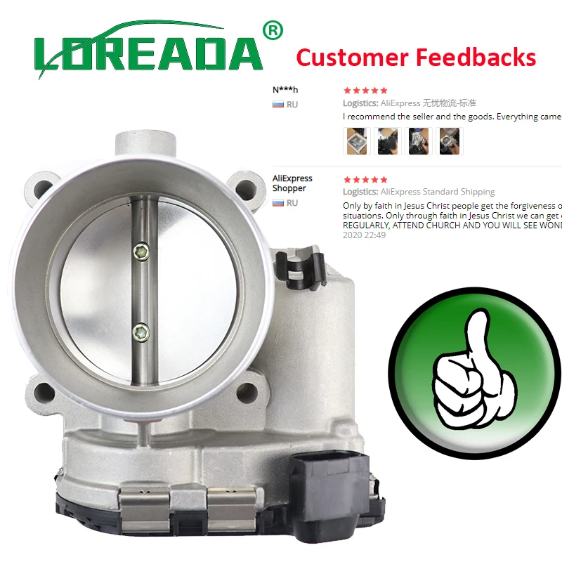 LOREADA 0280750131 028075013 0 280 750 13 Throttle Body For Bosch VOLVO C70 S60 S80 V70 XC70 XC90 30711554 8677658 8677867