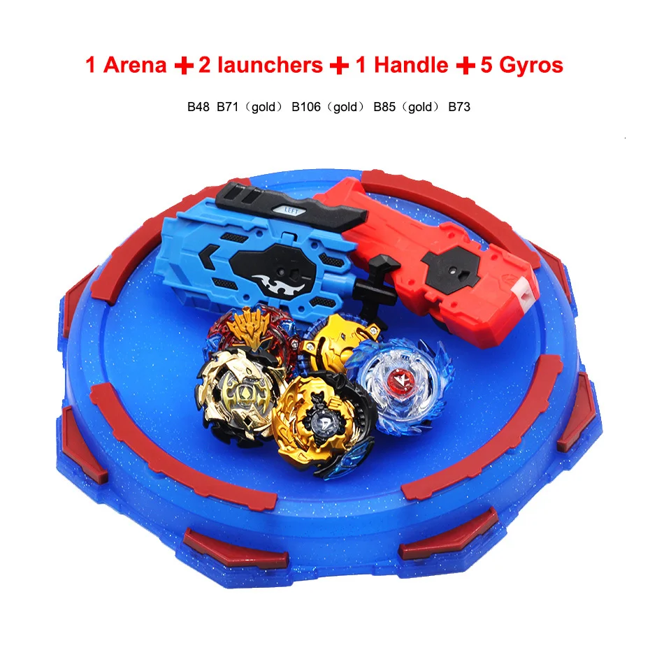 Такара Tomy Игрушки с пусковым устройством стартер Арена игрушка Металл Fusion Бог спиннинг Топ staium лезвие лезвия игрушки - Цвет: 5pcs set 04