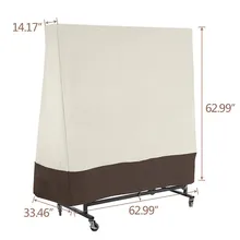 PingPong открытый стол протектор 300D сверхмощный Водонепроницаемый Устойчив к ультрафиолетовому излучению теннис PingPong стол пылезащитный чехол для хранения