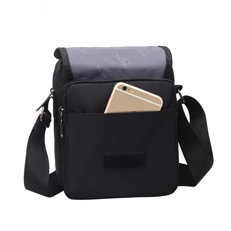 

New Style Nylon Men Business Casual One-Shoulder Diagonal Bag Multi-functional Cup Sleeve Handbag