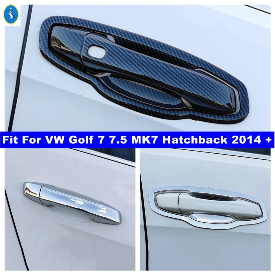 

Accessories Exterior Door Pull Doorknob Handle Catch Cap Decoration Cover Trim Fit For VW Golf 7 7.5 MK7 Hatchback 2014 - 2019