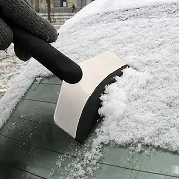 

Portable Stainless Auto Vehicle Snow Shovel Removal Cleaner Tool Car Ice Scraper Stainless outdoor