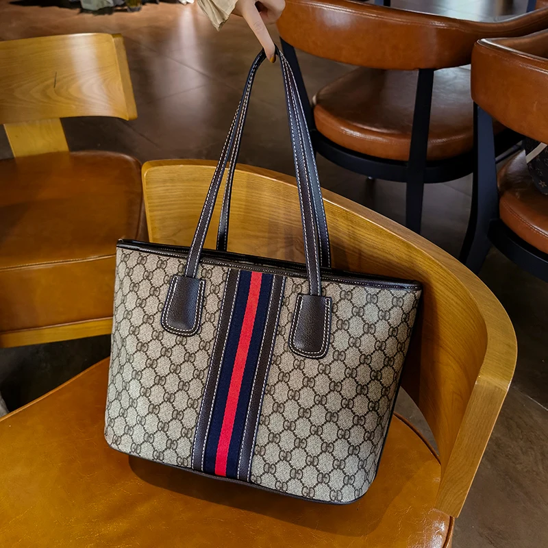 

Fashion tote bag women 2019 autumn and winter large shopping bag printed mother shoulder bag ladies purses and handbags luxury