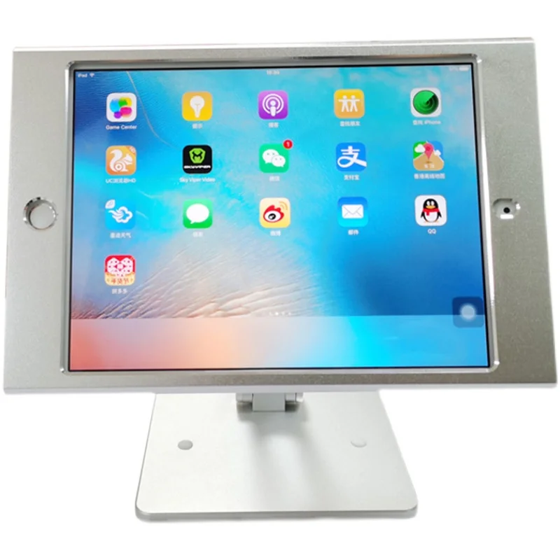 apto para samsung galaxy tab polegada desktop anti roubo caso com suporte de segurança titular bloqueio