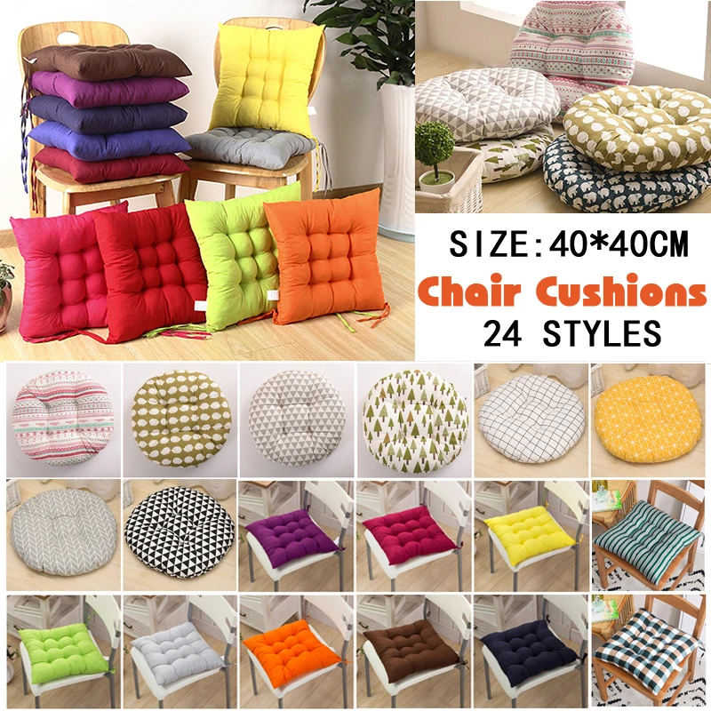 Pillows For Chairs Floor Seat Cushion Thicken Tatami Dining Chair Cushions  Solid Color Home Decorative Sitting Sofa Pillows New