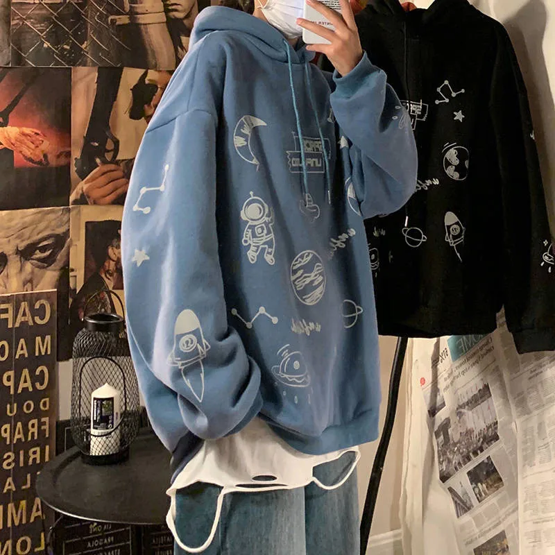 Мужская Светоотражающая толстовка 3M уличная одежда в стиле хип хоп Свитшот