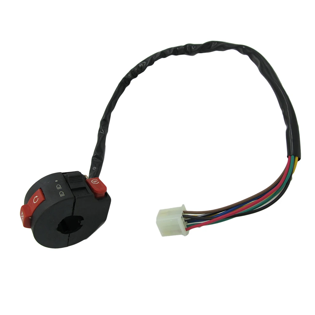 7 Wire Left Handlebar Switch Button Housing for 50 70 90 110 125cc ATV Quad 7 Wire Left Handlebar Switch Button Housing for 50 70 90 110 125cc ATV Quad