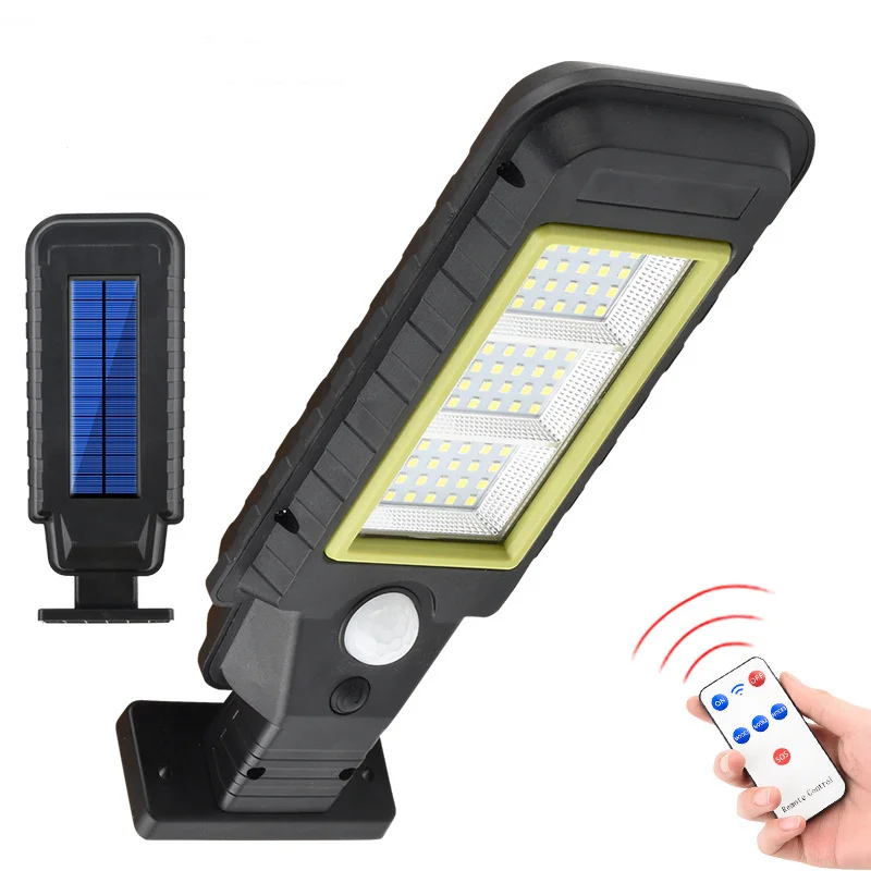 

Street Light Sensor Remoted Controls Outdoor Solar Lamp Waterproof Street Lamp for Garden