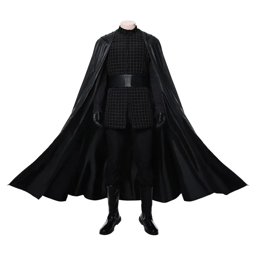 Звездный Косплей Skywalker Kylo Ren Костюм Бен соло костюм плащ джедая халат Взрослый