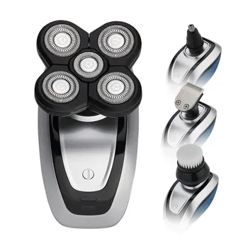 

Washable Shaver Razor Multifunction Electric Trimmer Waterproof USB Rechargeable Travel Rotary Floating Blade Cordless Beard