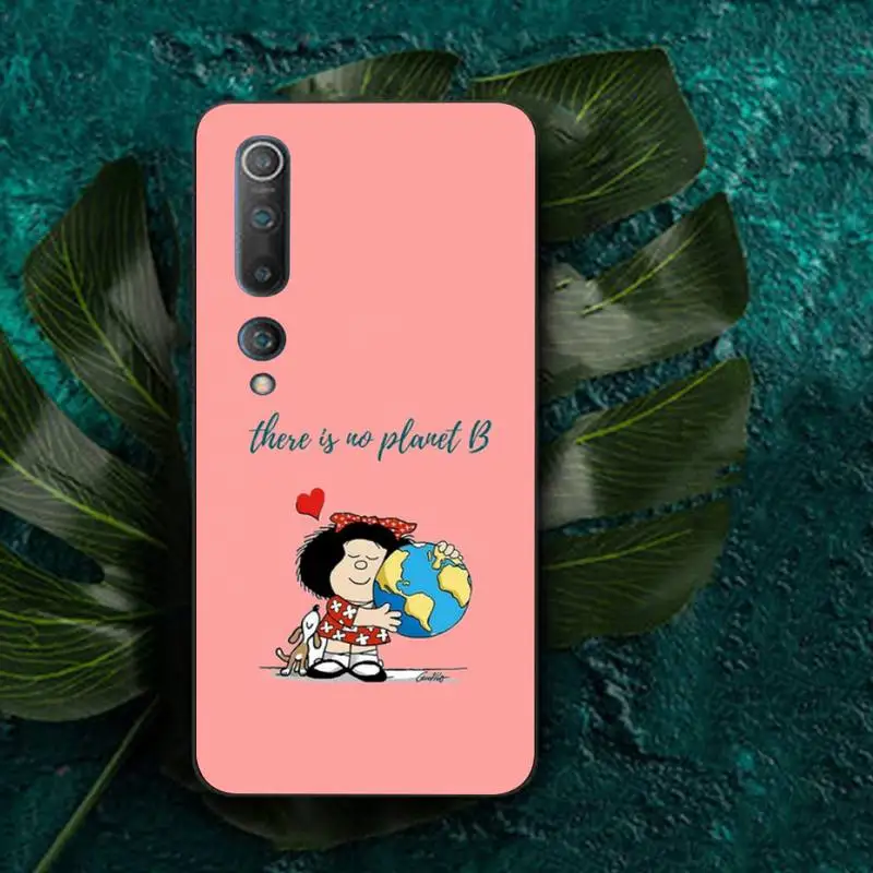 YNDFCNB Nóng Mafalda Ốp Lưng Điện Thoại RedMi Note 4 5 7 8 9 Pro 8T 5A 4X Ốp Lưng