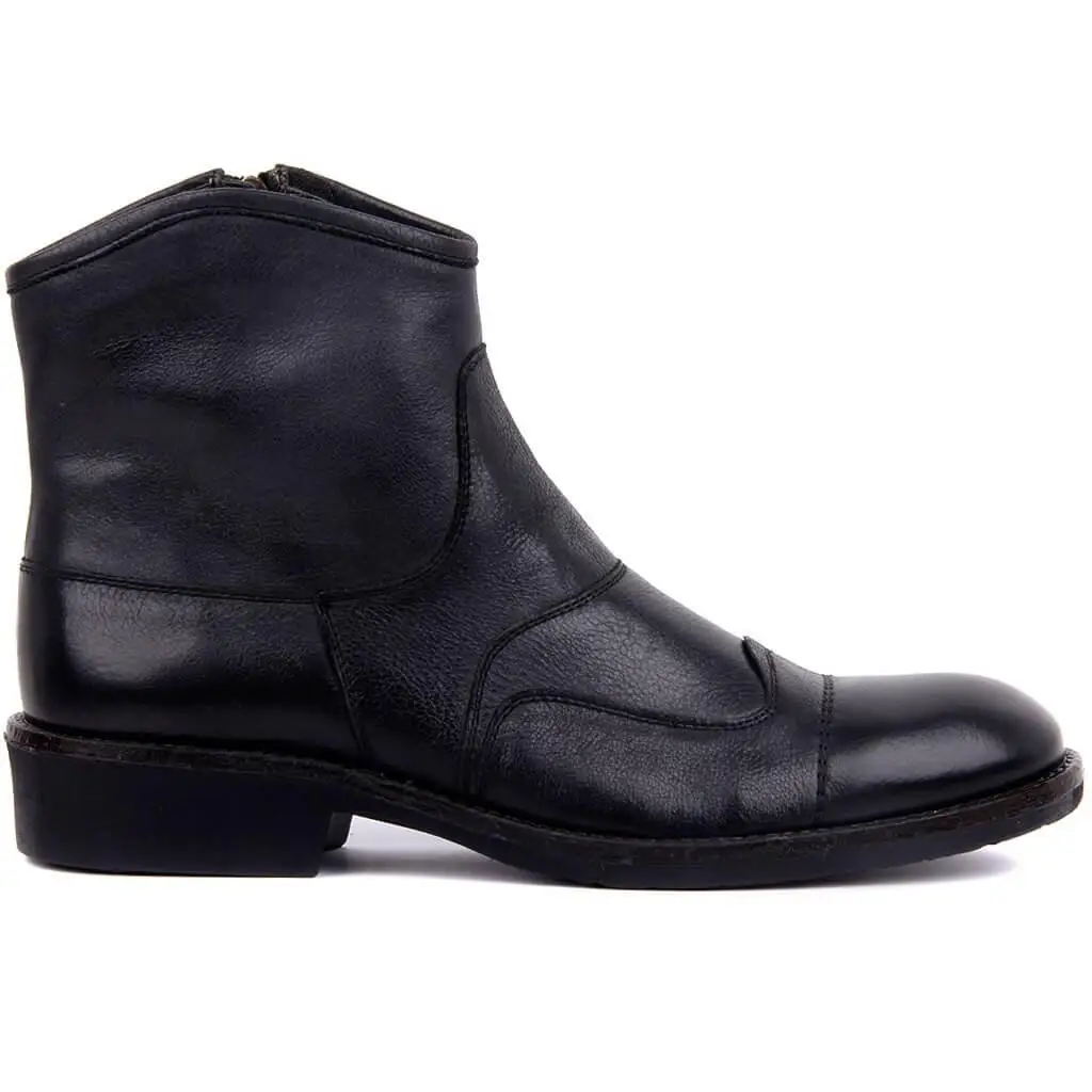 

Sail-Lakers Black Leather Men Boots