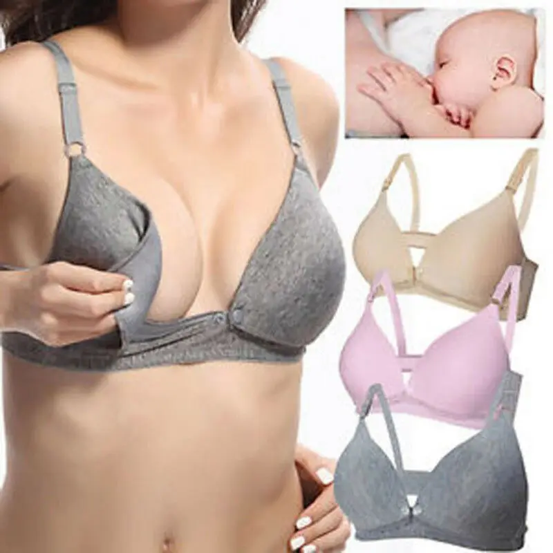 Women Pregnancy Feeding Nursing Bra Padded Breastfeeding Maternity Brassiere | Мать и ребенок