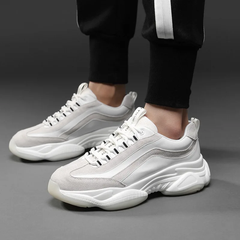 White Shoes New Korean-Board Fashion Trend Extra-Large-Size All-Match