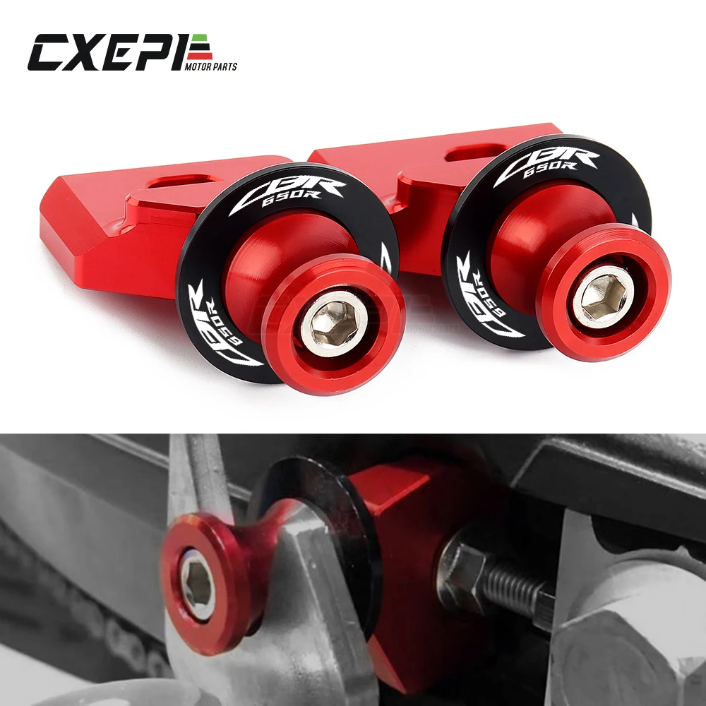 Dla Honda CBR650R CB650R CBR650F CB650F CBR 650R/650F motocykl CNC regulacja łańcucha blok rama tuleja wahacza suwaki
