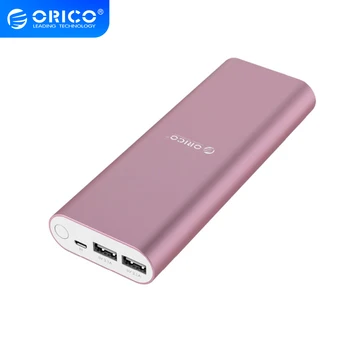 

ORICO 20000mah Li-polymer External Battery 5V2.1A Dual Output Power Bank with Indicator Charge for Samsung Xiaomi
