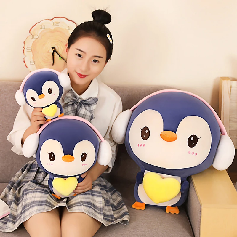 55センチメートルかわいいペンギンぬいぐるみぬいぐるみペンギンぬいぐるみヘッドフォン枕子供の誕生日プレゼント Aliexpress Toys Hobbies