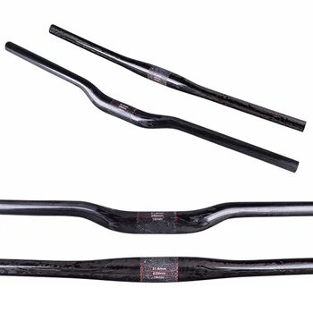

Gloss UD Carbon Fiber Bicycle Handlebar Mountain Bike Handlebar Width 580mm - 760mm Cycling MTB Parts 31.8mm NO LOGO