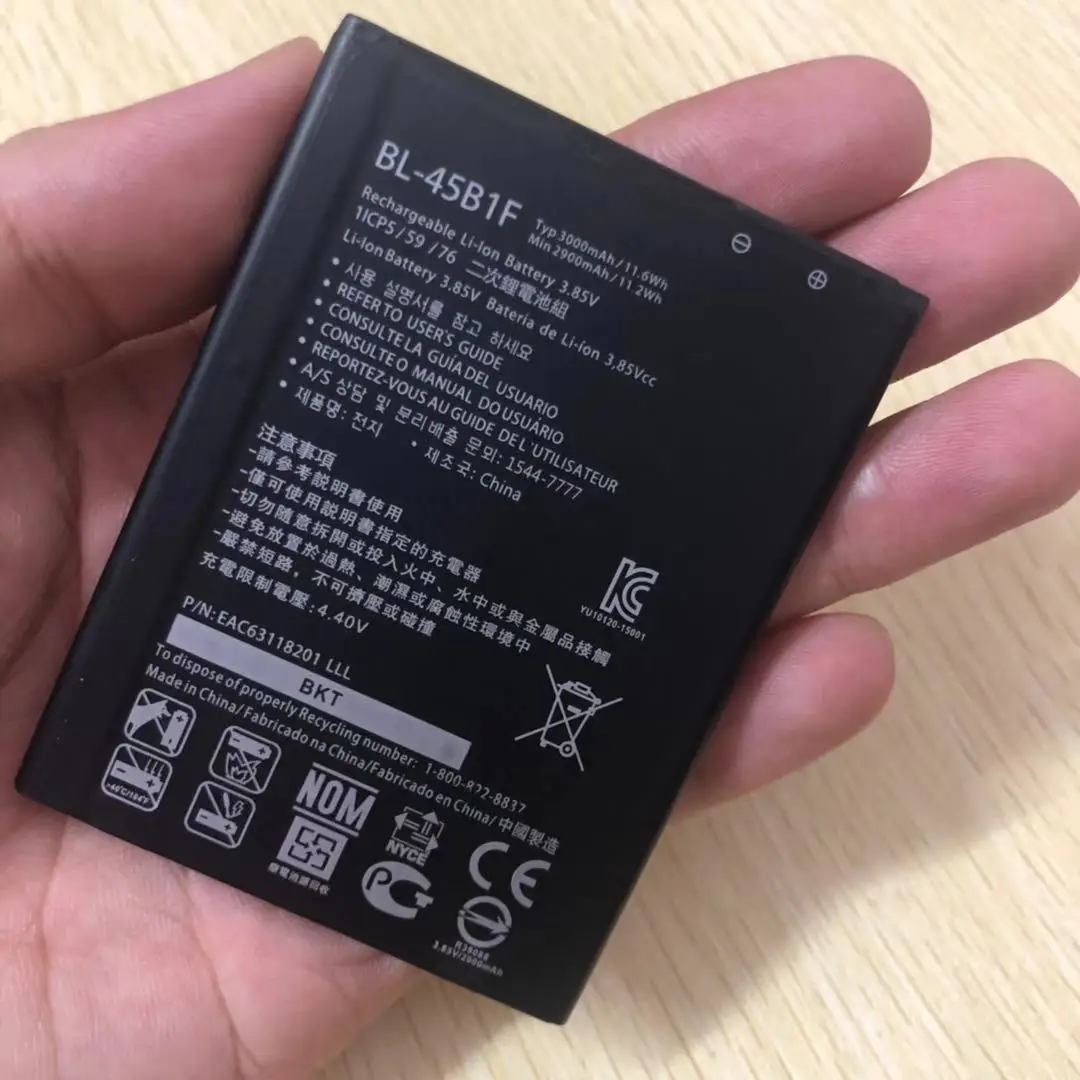 10PCS Original Battery For LG V10 Battery H968 H961N H961 H901 VS990 F600L F600S F600K F100G BL-45B1F 2900mAh Full Capacity