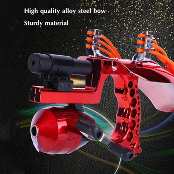 

Powerful Catapult Full Set Fishing Laser Slingshot With Arrow Rest super strong Slingshot Hunting Shooting Crossbow High Quality