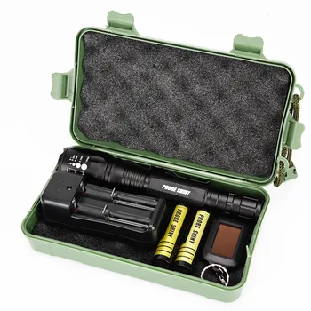 

2018 X800 Flashlight LED CREE XM-L2 Tactical Zoom 2 Battery 18650 Safety & Survival 8.12