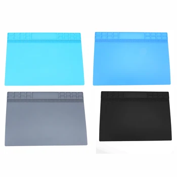 

ABSF Heat-Resistant Bga Soldering Station Soldering Pad Silicone Heat Insulation Pad Repair Tools Maintenance Platform Desk Mat