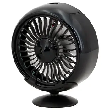 

Electric Electric Car Fan 360 Degree Rotatable 3 Adjustable Speed Dual Head Car Auto Cooling Air Circulator Fan with Base for RV
