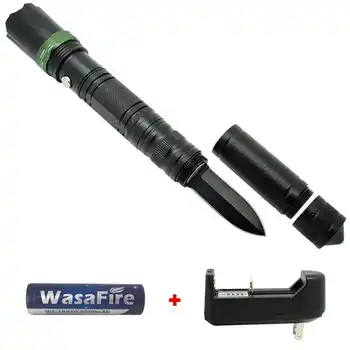 

Rechargeable 3 Modes LED Flashlight Portable Zoomable Q5 Self Defense Tactical Flashlight Waterproof Q5 Fishing Camping Light