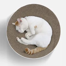 

Cat Scratcher Bed Rest Interactive Scratching Grinding Nails Catnip Toy Kitten Lounge Sofa Board Bowl Type Corrugated Pet Mats