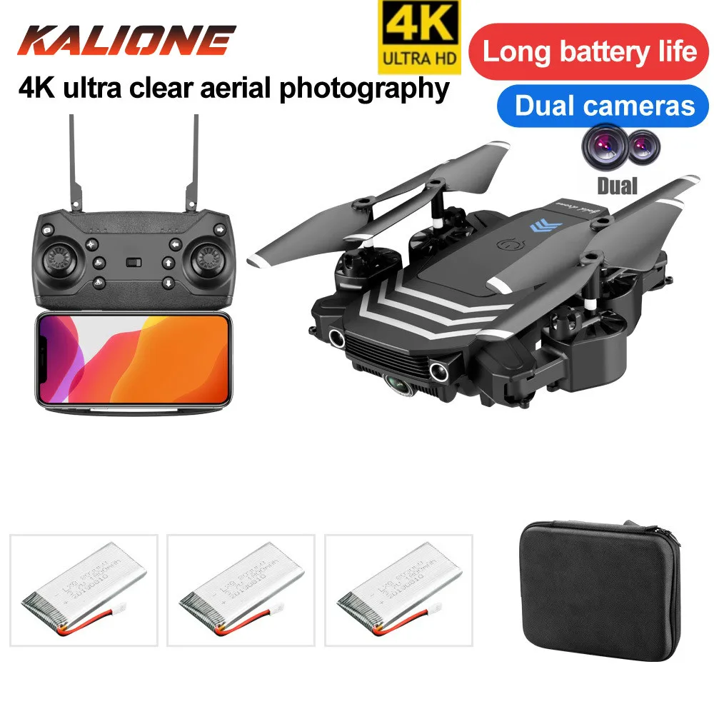 LS11 Дрон 4k двойная камера HD широкоугольный WIFI 1080P FPV видео запись в реальном