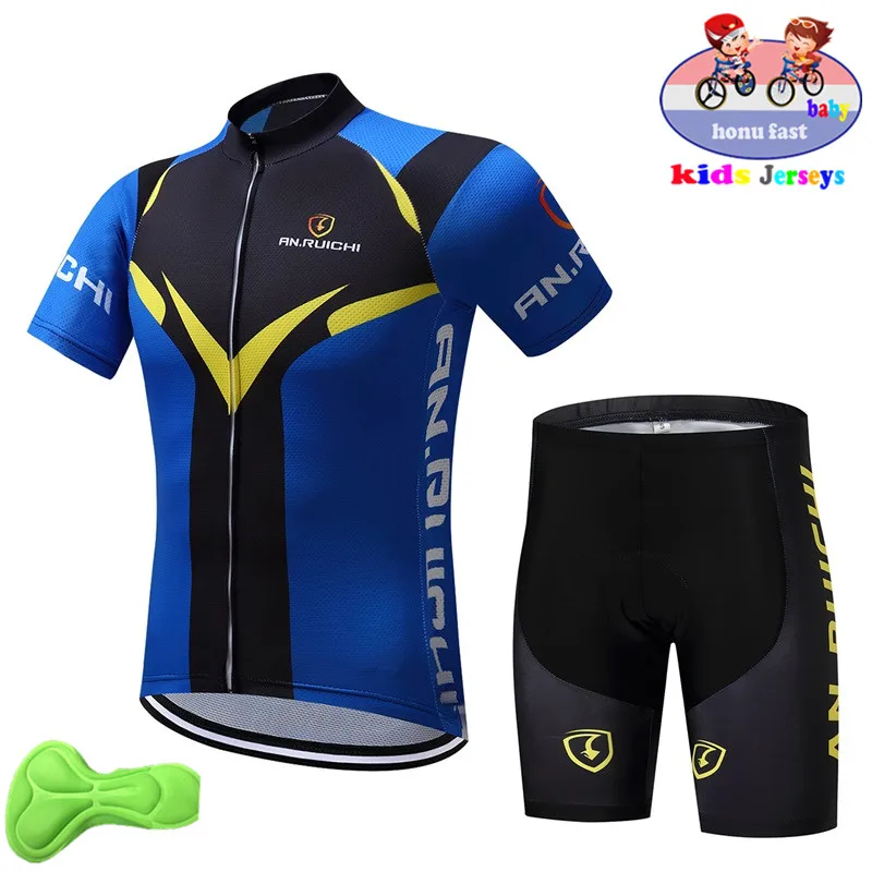 

2019 Kids Breathable Cycling Jersey Set boy Summer Children Cycling Clothing Ropa Ciclismo Quick Dry Bike Jersey Bicycle Clothes