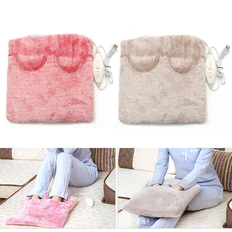 

Electric Foot Heater Flannel Heating Pad Cushion for Feet Hands Body Multi-function foot warming treasure